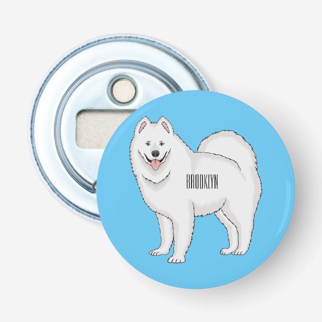 Décapsuleur Illustration Samoyed dog (Devant)