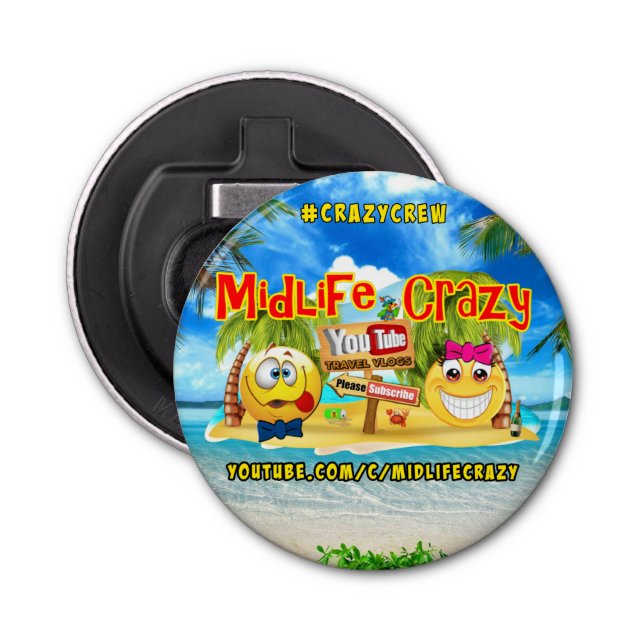 Décapsuleur Inaugurateur de flûte folle de Midlife (Devant)