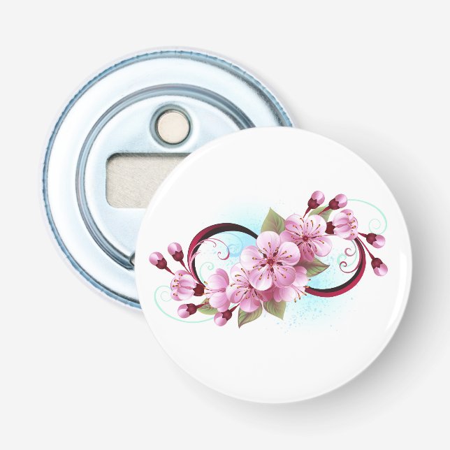 Décapsuleur Infinité avec les fleurs Sakura (Devant)