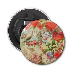 Décapsuleur Inséparables Coeur antique Vintage