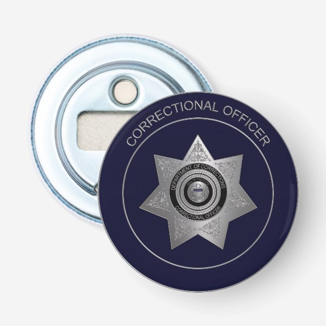 Décapsuleur Insigne D'Agent Correctionnel S01-Ouverture De Bou (Devant)