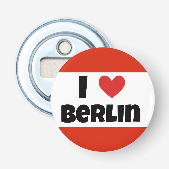 Décapsuleur J'aime Berlin (Devant)