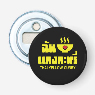 Décapsuleur J'aime le curry jaune thaï