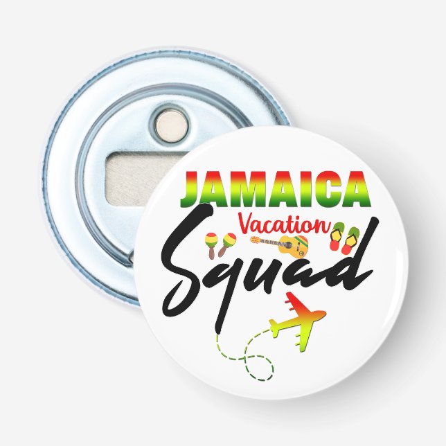 Décapsuleur Jamaïcain Vacation Squad Group Correspondant Regga (Devant)