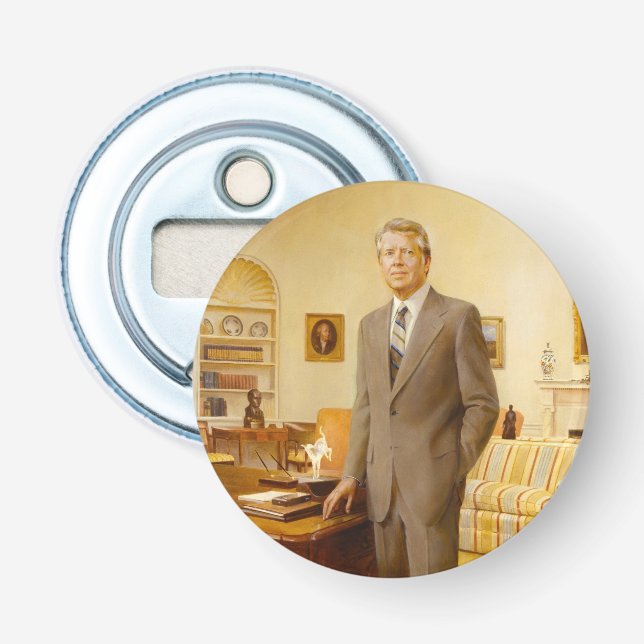 Décapsuleur James Earl Carter peint le portrait du président a (Devant)