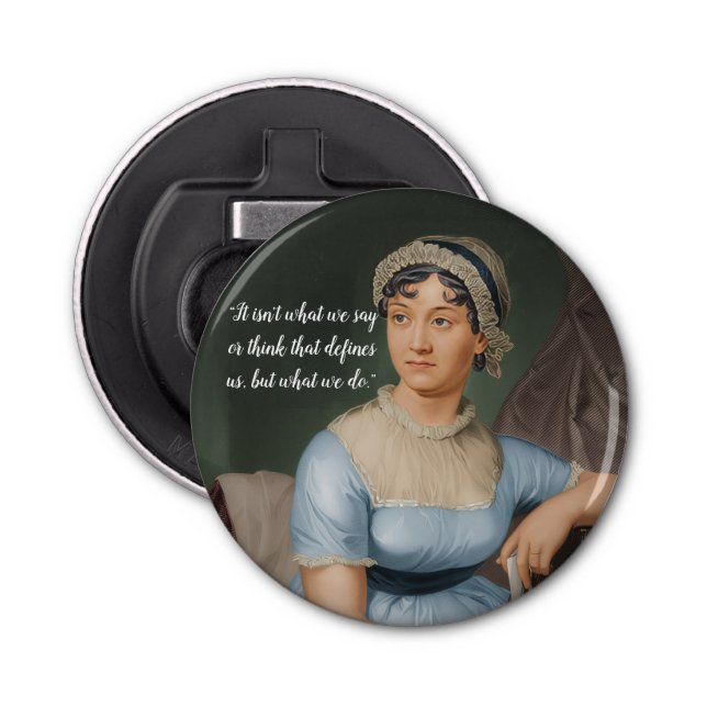 Décapsuleur Jane Austen portrait and quote (Devant)