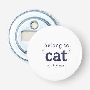 Décapsuleur J'appartiens à mon chat