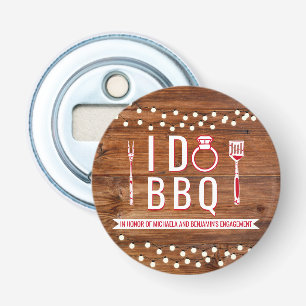 Décapsuleur Je fais BBQ Rustic Engagement Partie Couples Douch