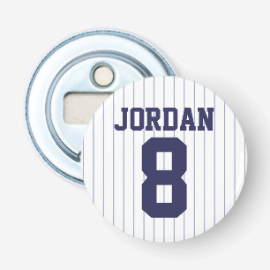 Décapsuleur Jersey de baseball avec nom et numéro personnalisé