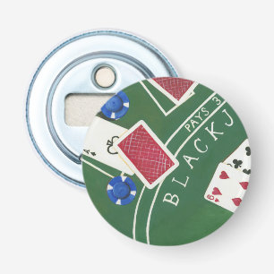 Décapsuleur Jeu de Blackjack avec chips par Chariklia Zarris