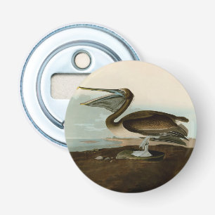 Décapsuleur John James Audubon Peinture Pélicane Brown