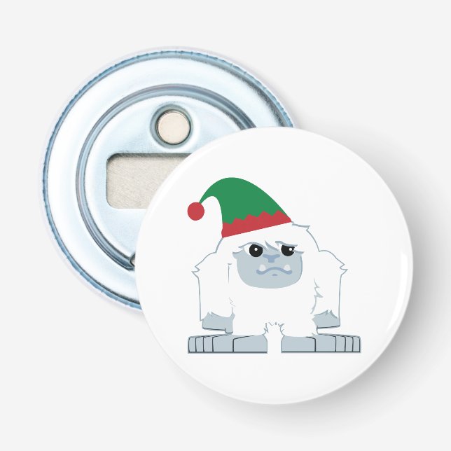 Décapsuleur Joli elfe de Noël Yeti (Devant)