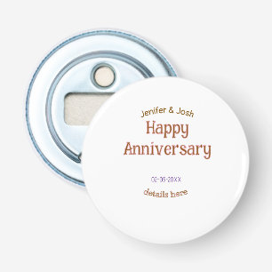Décapsuleur joyeux anniversaire nom détails rose doré tendance