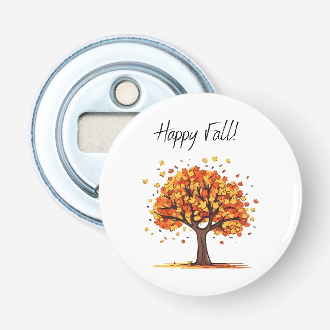 Décapsuleur Joyeux Automne! (Devant)