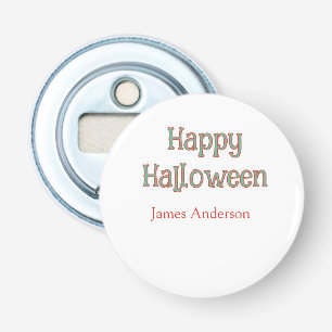 Décapsuleur Joyeux Halloween vert orange pastel tendance moder