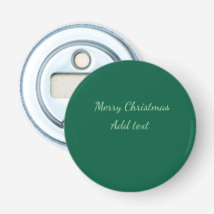 Décapsuleur Joyeux Noël vert plaine solo arrière - plan vacanc