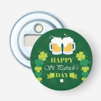 Joyeux St. Patricks Day Bière et Clovers