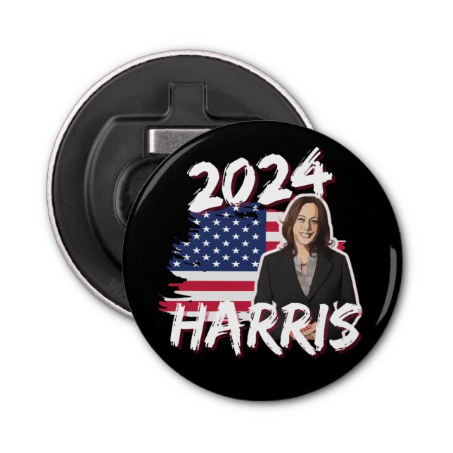 Décapsuleur Kamala Harris pour l'élection présidentielle améri (Devant)