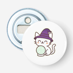 Décapsuleur Kawaii Halloween Chat - Magique & Adorable Éffraya