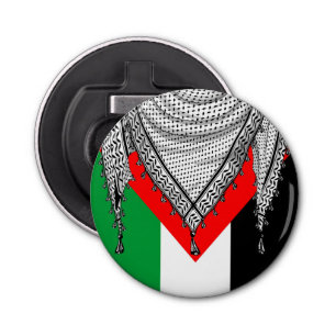 Décapsuleur Keffiyeh Écharpe palestinienne tissu traditionnel