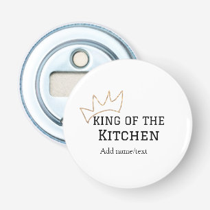 Décapsuleur King of the cuisine chef cuisine ajouter nom couro