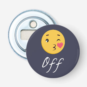Décapsuleur Kiss Off Emoji Funny Trendy Populaire Cute