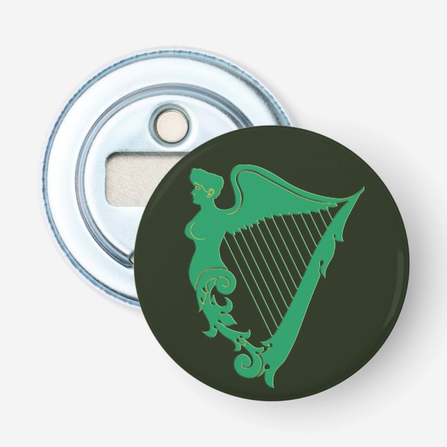 Décapsuleur La harpe irlandaise - symbole de l'Irlande (Devant)