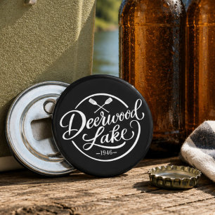 Décapsuleur Lac Deerwood 1946 Vie au bord du lac vintage