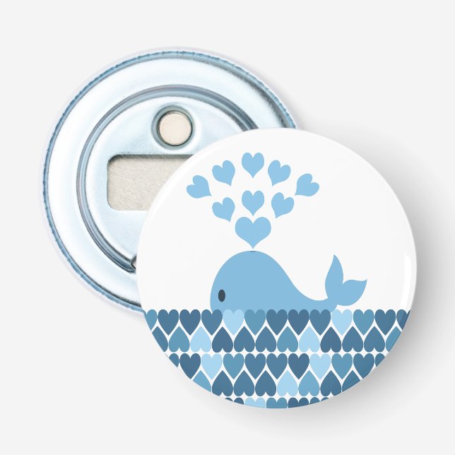 Décapsuleur L'amour des baleines (Devant)