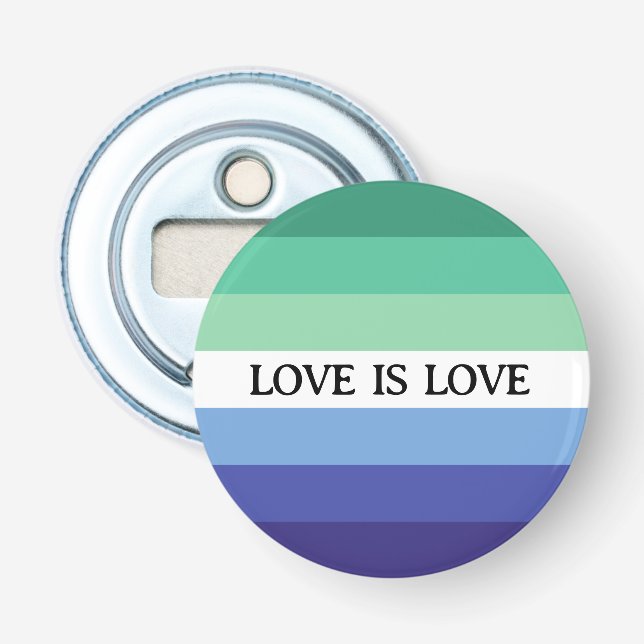 Décapsuleur L'amour est amour Drapeau gay LGBTQ (Devant)