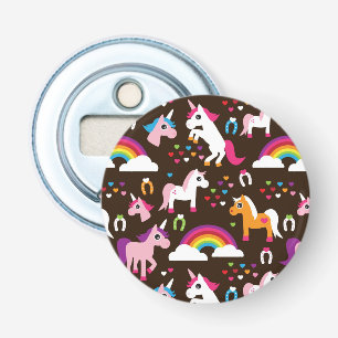 Décapsuleur l'arc-en-ciel de licorne badine le cheval