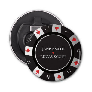 Décapsuleur Las Vegas Casino Poker Chip Mariage Favoriser