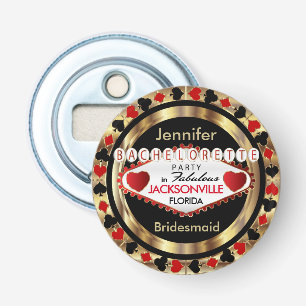 Décapsuleur Las Vegas Poker Chip - Bachelorette Party