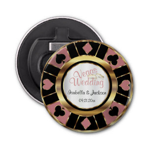 Décapsuleur Las Vegas Styled Mariage Dusty Rose Gold