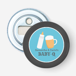 Décapsuleur Le bébé Q de garçon couple le baby shower de bière