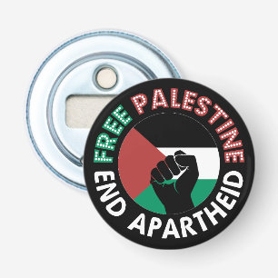 Décapsuleur Le drapeau de l'apartheid de la Palestine libre es