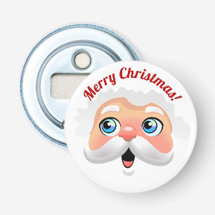 Décapsuleur Le père noël mignon font face à la bande dessinée