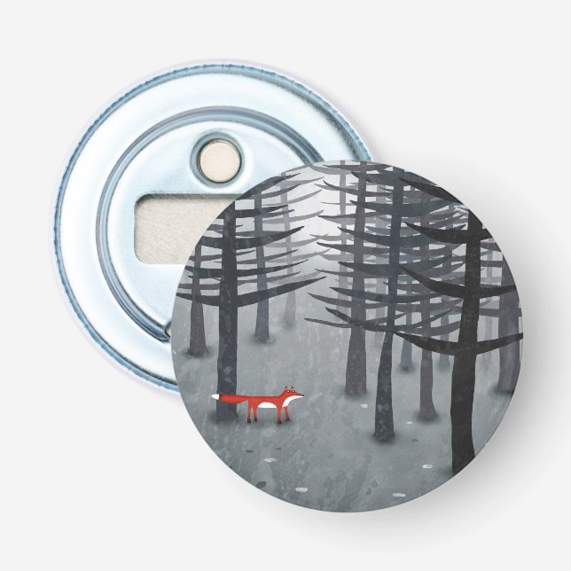 Décapsuleur Le renard et la forêt (Devant)