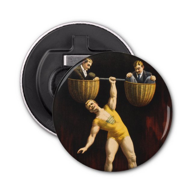 Décapsuleur Le Sandow Eugen Sandow Vaudeville Weightlifter (Devant)