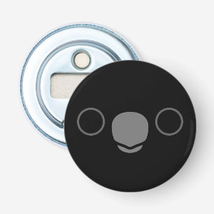 Décapsuleur Le visage d'un Cockatoo noir à queue rouge mâle