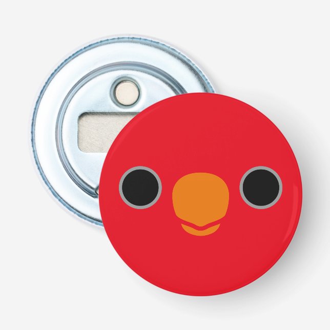 Décapsuleur Le visage d'une gloire rouge (Devant)