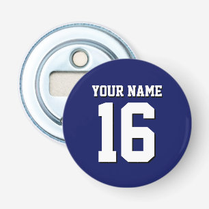 Décapsuleur L'équipe de Jersey de sports Blue Navy