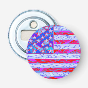 Décapsuleur Les Etats-Unis blancs de drapeau américain de Z et