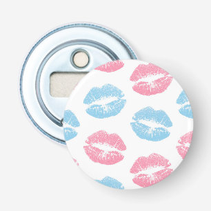 Décapsuleur Lèvres bleues et roses Motif, Baguette à lèvres, B