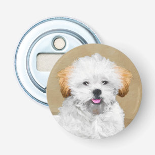 Décapsuleur Lhasa Apso Puppy Peinture - Cute Original Chien Ar