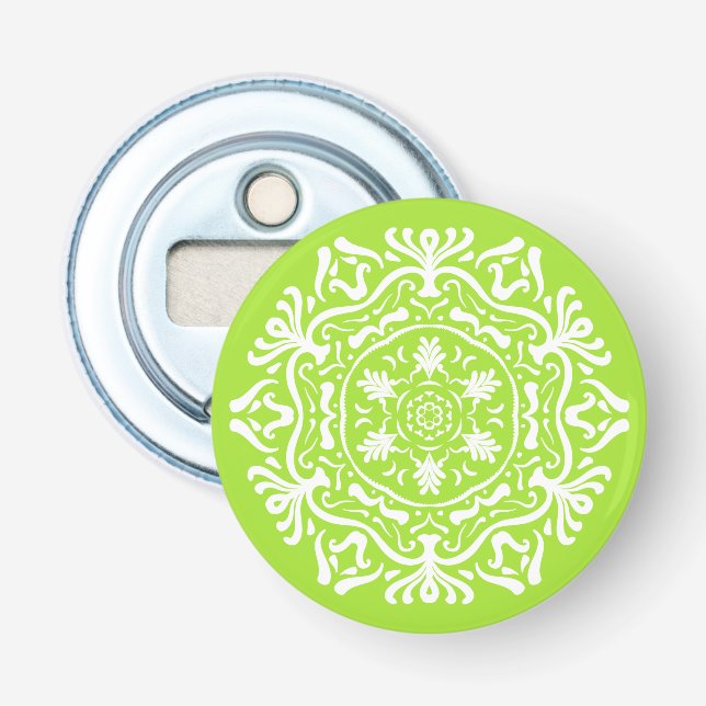 Décapsuleur Lime Mandala (Devant)