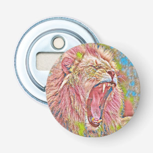 Décapsuleur Lion rocailleux artistique