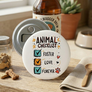 Décapsuleur Liste de contrôle des animaux Foster Love Forever 