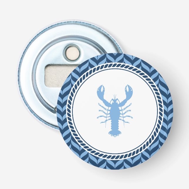 Décapsuleur Lobster bleu marine côtier  (Devant)