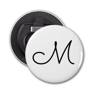 Décapsuleur logo monogramme simple minimaliste élégant personn